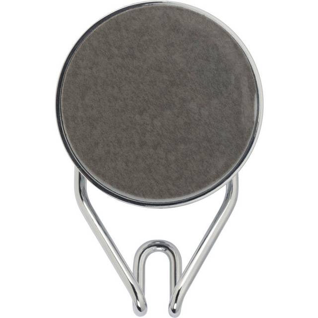 Croydex Stick &#39;n&#39; Lock Chrome Wall Mounted Robe Hook (3.94cm H X 2.52cm W X 1.34cm D)