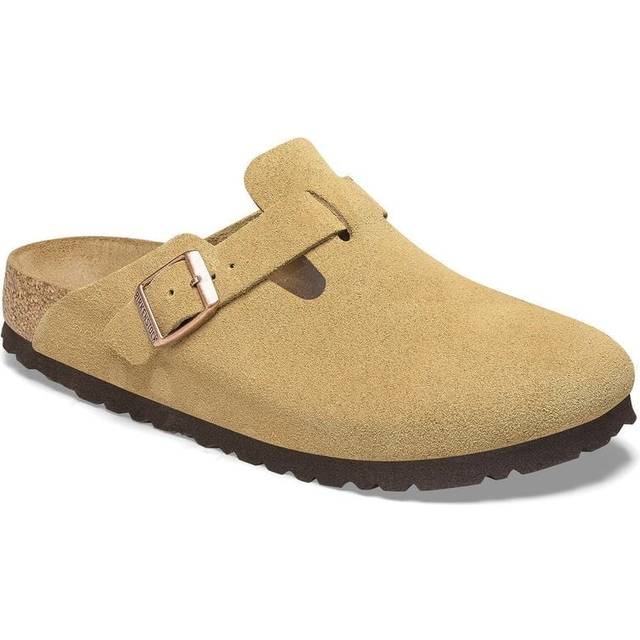 Clogs Birkenstock Boston Suede - Beige