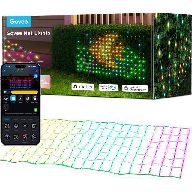 Govee LED Net Lights – Skapa en imponerande och jämn belysning för utomhusmiljöer
