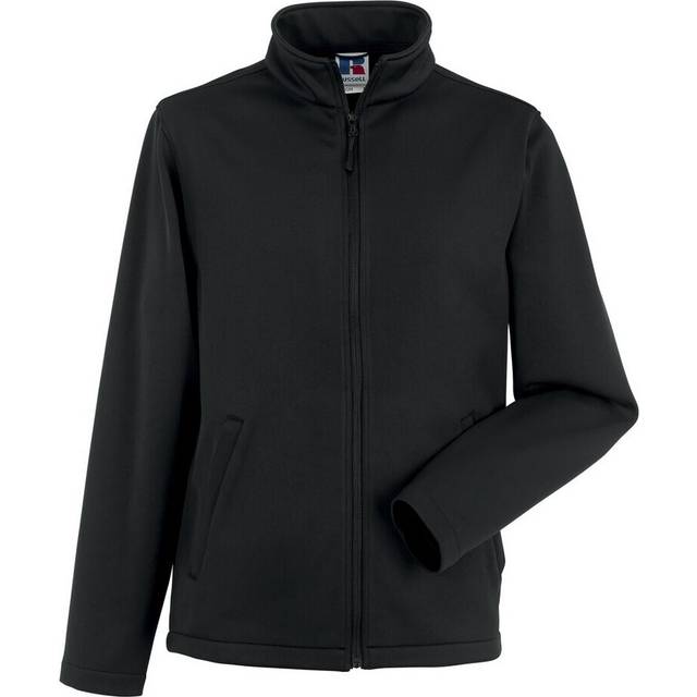 (XS, Black) Russell Mens Smart Soft Shell Jacket