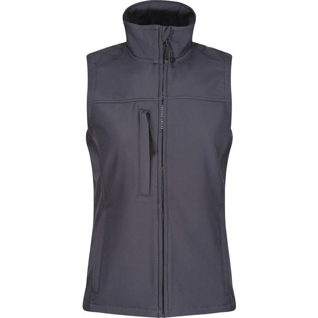(12 UK, Seal Grey) Regatta Womens/Ladies Flux Softshell Gilet
