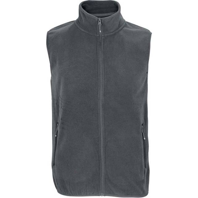 (M, Charcoal) SOLS Unisex Adult Factor Microfleece Recycled Body Warmer