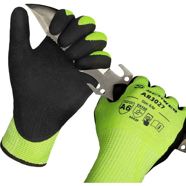 Schwer 2 Pairs Cut Resistant Gloves ANSI A6 Cut Proof Work Gloves CR3027  Touchscreen  Working Gloves for Men and Women Used for Woodworking  Glass Cu