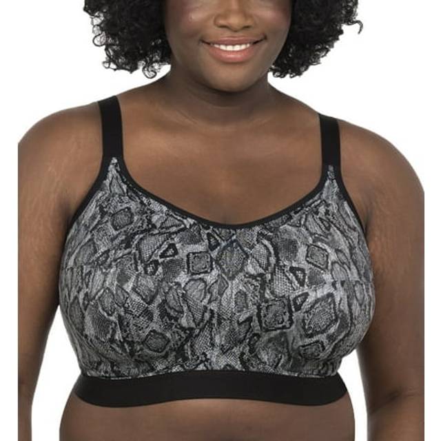 Goddess Non Wired Sports Bra Snake Print - 34GG