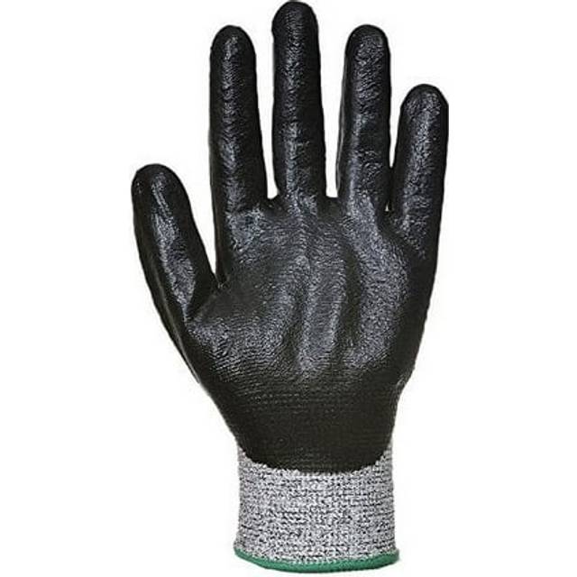 Portwest Cut 3/4 Nitrile Foam Glove - Black - Small