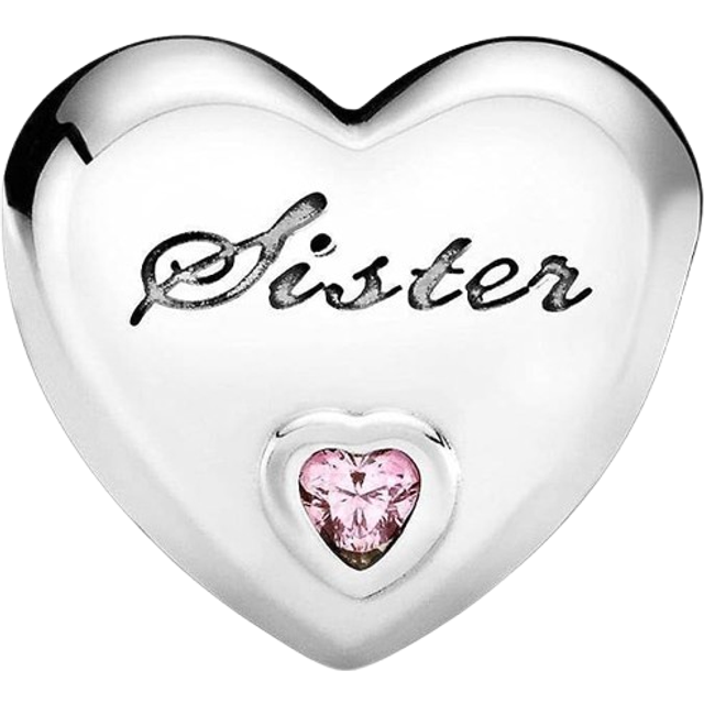 Pandora  Charms Sister&#39;s Love Charm 791946PCZ