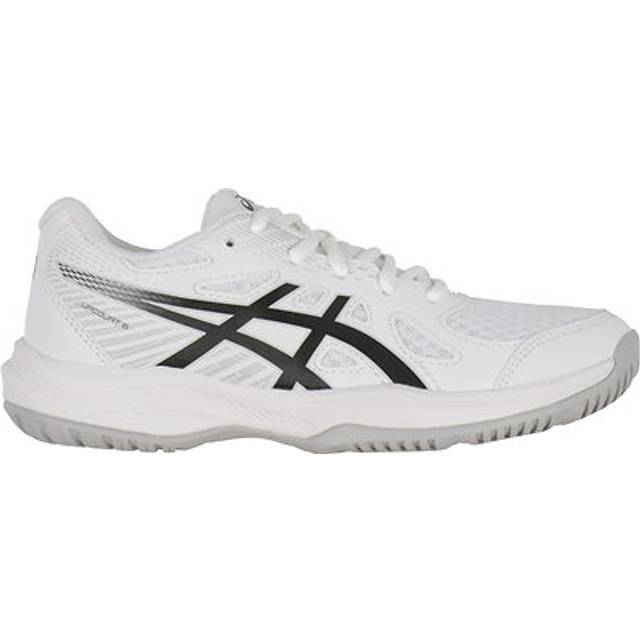 ASICS Pojkar Upcourt 6 Gs sneakers, Vit svart, 33 EU