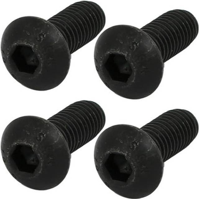 4pcs M8x20mm 10.9 Grade Button Head Hex Socket Left Hand Thread Screw Bolt