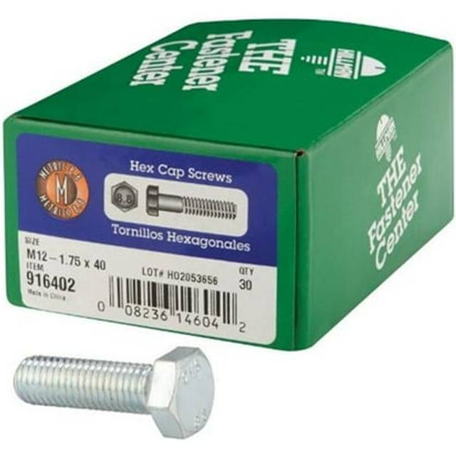 916402 M12-1.75 x 40 Metric Hex Head Cap Screw