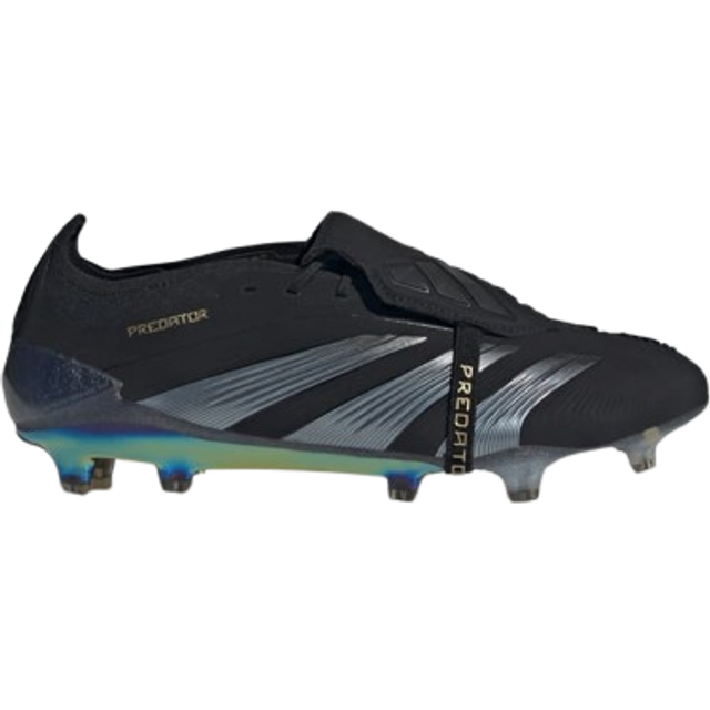 Adidas Predator Elite Foldover Tongue FG - Core Black/Carbon/Gold Metallic