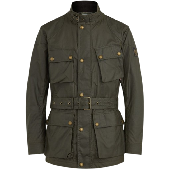 Belstaff Trialmaster Waxed Jacket Faded Olive
