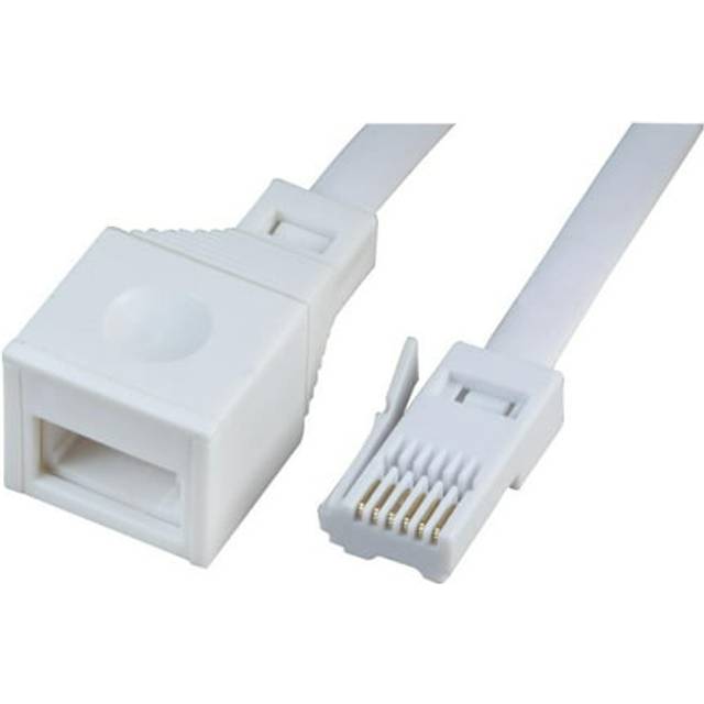 Pro Signal - 6 Way Bt Plug To Socket, Telephone Extension Lead, 5m