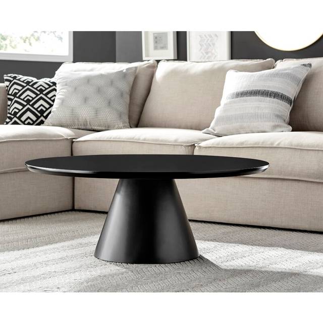 Palma Black Semi-Gloss Coffee Table - Black