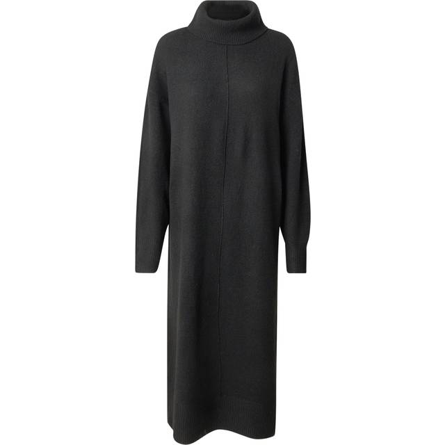 Pieces Strikkjole - Sort