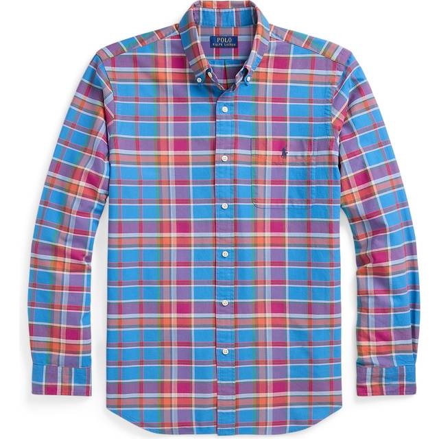 Ralph Lauren Check Long Sleeved Shirt Blue