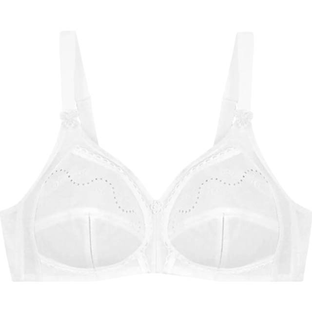 Triumph Doreen Cotton NonWired Bra White - 36B