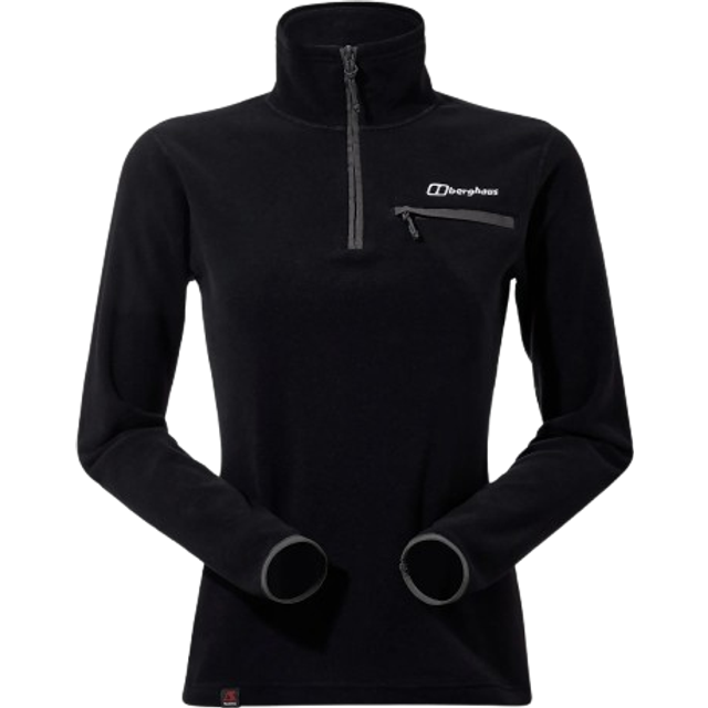 Berghaus Womens Prism 2.0 Half Zip Micro Fleece Size: 16, Colour: Black