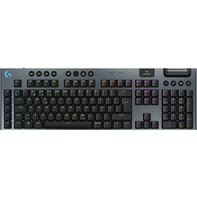 Logitech G915 X Lightspeed Wireless Tactile tangentbord för gaming (vitt)