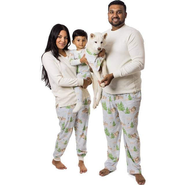 Burt's Bees Baby Unisex Baby 1-Piece Family Jammies Matching Holiday Organic Cotton Pajamas  Winter Cabin 2024  18 Months