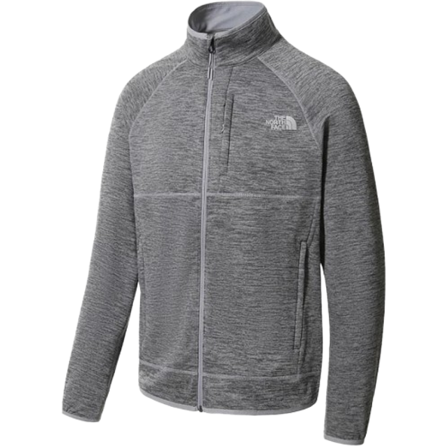 The North Face Mens Canyonlands Full Zip (Grå (TNF MEDIUM GREY HEATHER) Small)