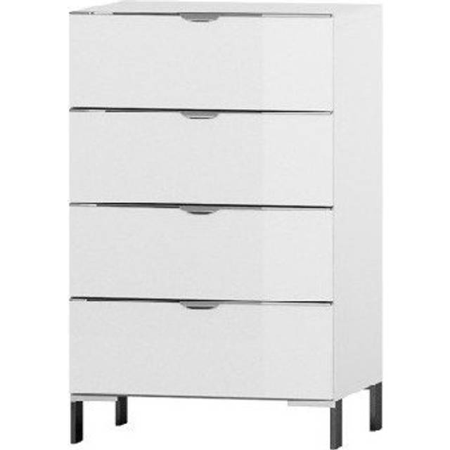 Chest of Drawers - White (105cm H X 50cm W X 45cm D)