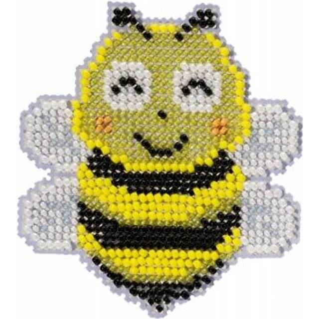 Mill Hill Bee Counted Cross Stitch Ornament Kit 2022 Springtime Beaded Collection MH212216  Multi