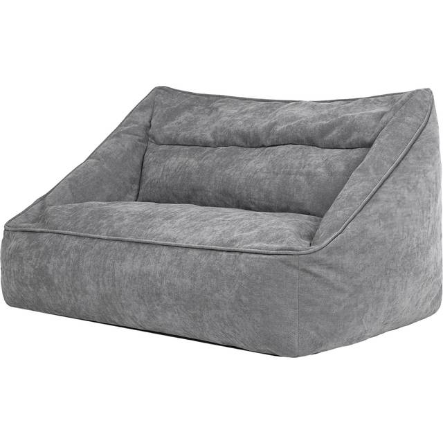Cecilia Bean Bag Sofa Grey Giant Chenille Bean Bag Chair - Mid Grey - XL