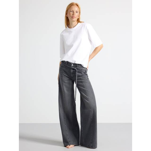 WIDE jeans with extra long leg