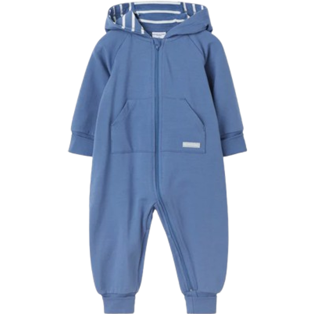 Soft Sweatshirt Baby All-in-one - Blue - 1-2m x 56
