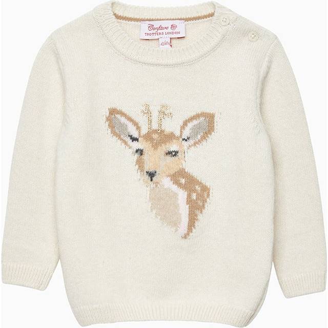 Trotters Dasher Baby Jumper, Winter White