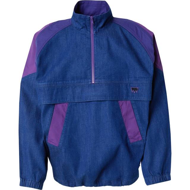 Skate Sport Jacket in Skate Blue & Wine - L