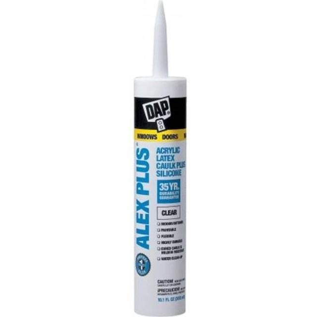 Dap Clear Acrylic Latex Caulk With Silicone 18156