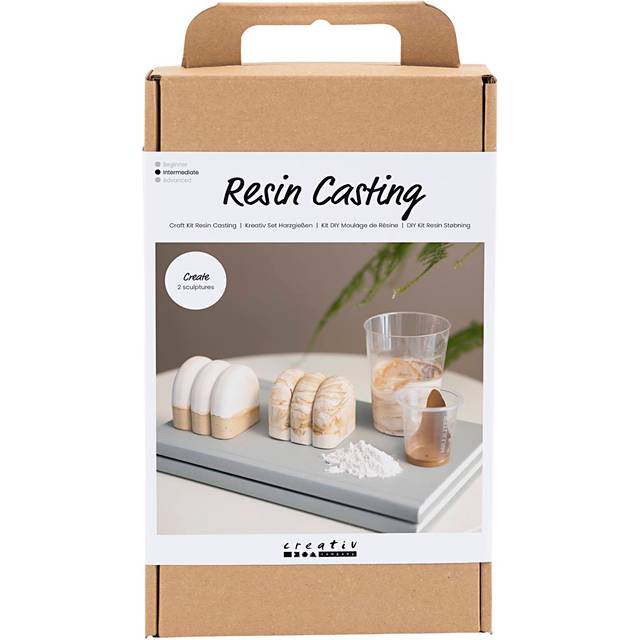 Craft Kit Resin Casting - Sculpture - Beige - Off White - 1 Pack 977735