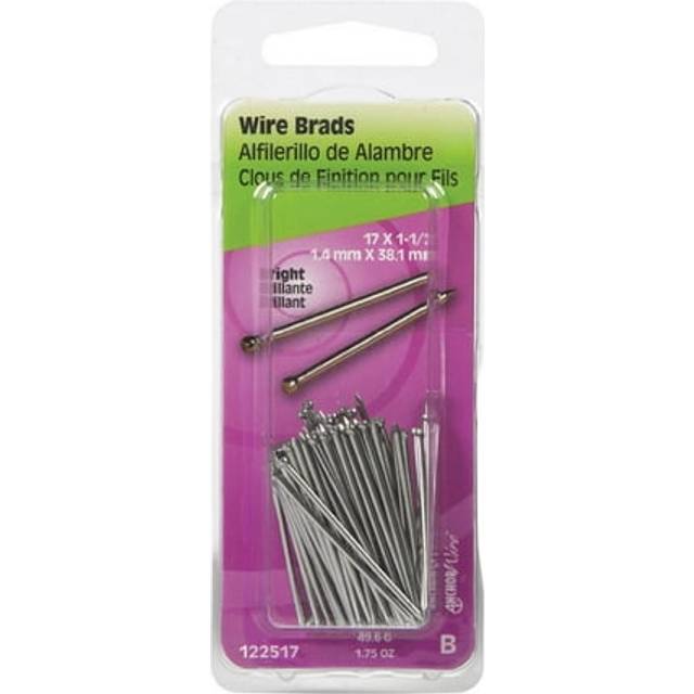 Bright Wire Brads, 1.5-In. x 17, 1.75-oz. 122517