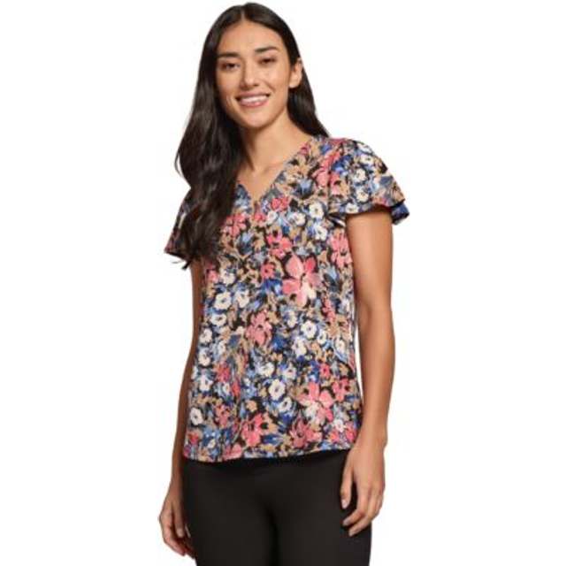 Jones New York V-Neck Noodle Top