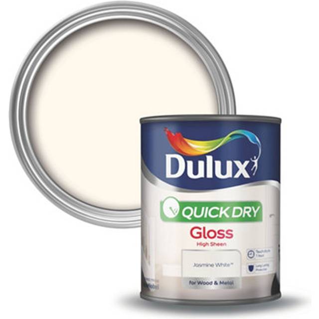 Dulux qd gloss jasmine white 750ml