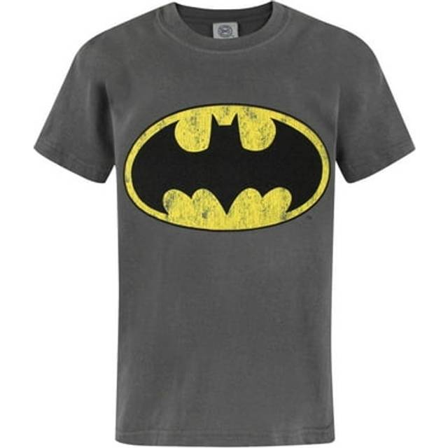 Batman Childrens/Boys Official Distressed Logo T-Shirt
