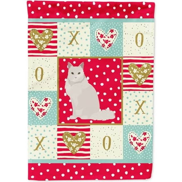 Caroline's Treasures CK5751GF Chantilly Tiffany Cat Love Garden Size Outdoor-Flags  Multicolor