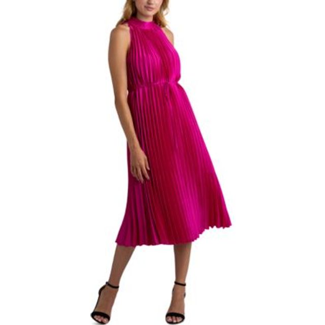Sam Edelman Smock Neck Pleated Dress