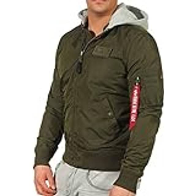 Alpha Industries MA-1 TT Hood Jacket Dark Green