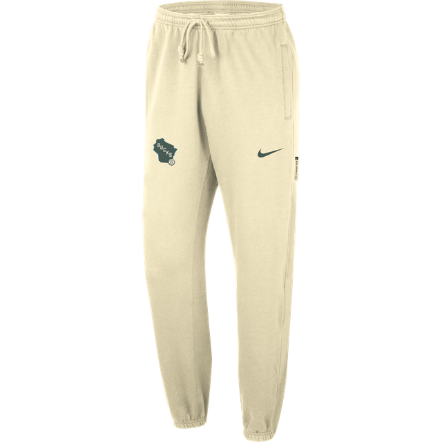 Milwaukee Bucks Nike Dri-Fit City Edition Standard Issue Courtside Pant - Mens