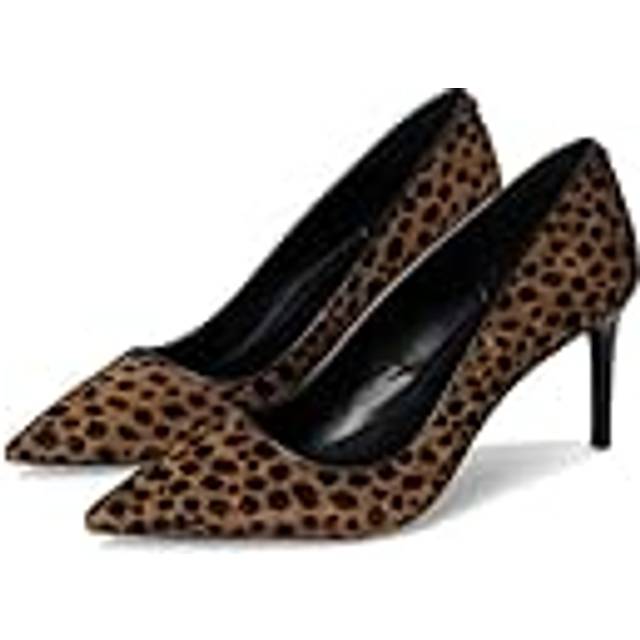 MK Alina Flex Cheetah Print Calf Hair Pump - Natural - Michael Kors