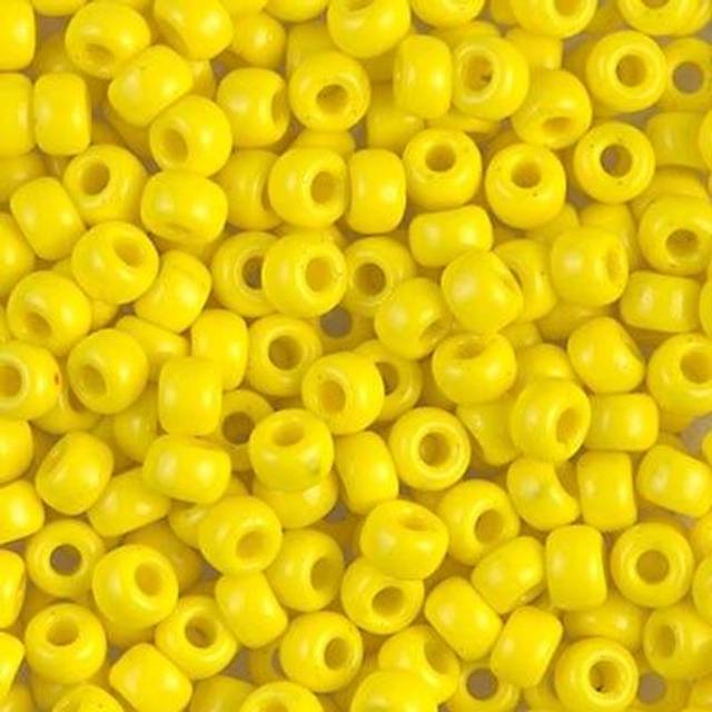 Miyuki Round Seed Beads Size 60 20g Opaque Yellow