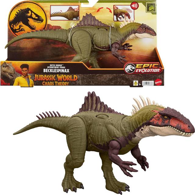 Jurassic World Battle Roarin' Becklespinax Dinosaur Figure