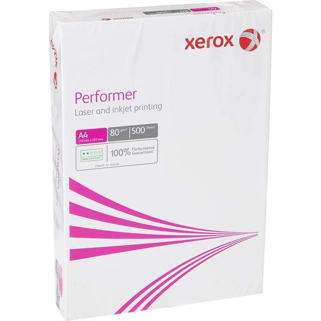 Xerox Performer A4 Printer Paper 80 gsm Smooth White 500 Sheets