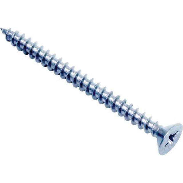 Forgefix Multi Purpose Zinc Plated Screws 4mm 30mm Pack of 200