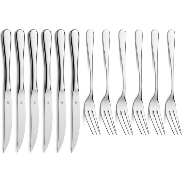 WMF Geschenkidee BBQ cutlery 12 pieces Stainless steel