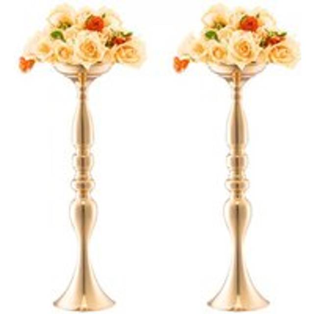 VEVOR 24x 50cm Gold Blumenst&#xE4;nder Modern Blumenvase Hochzeit Dekoration Vasen