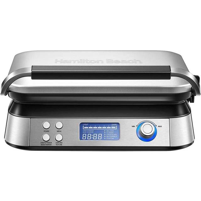 Hamilton Beach Pro Waffle Maker, Silver