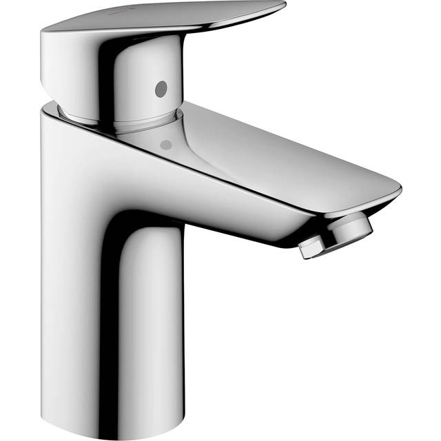 Hansgrohe Logis Chrome Single Lever CoolStart Basin Mixer Tap 100 With